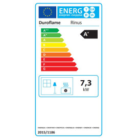 Duroflame Pelletkachel Rinus - 7Kw