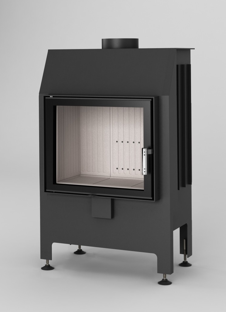Inbouwhaard met draaideur Heatro-55