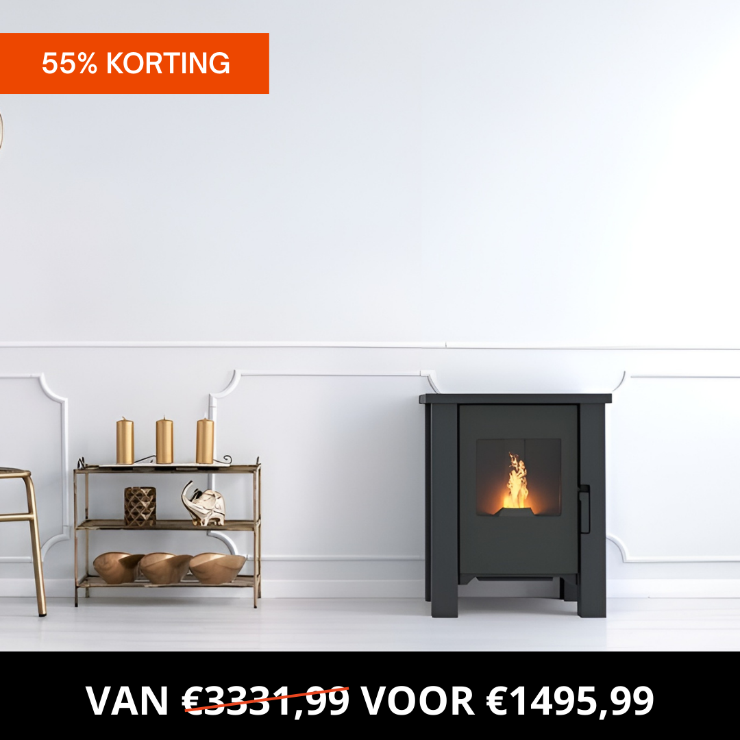 Duroflame Pelletkachel Carré T2 - 6Kw