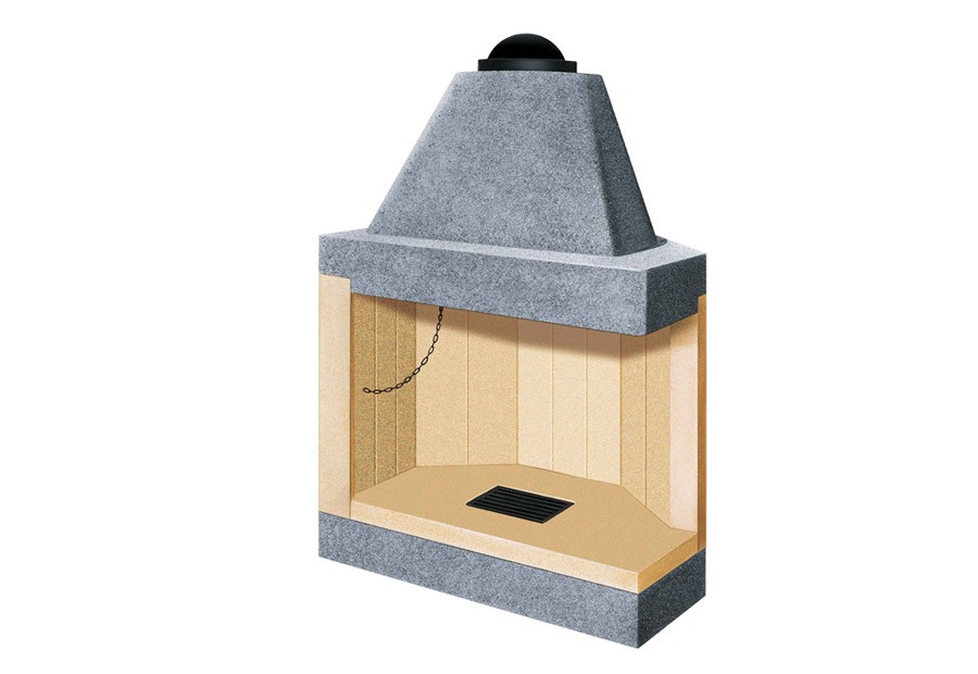 Open haard (hoek) - VZ80MDX-MSX