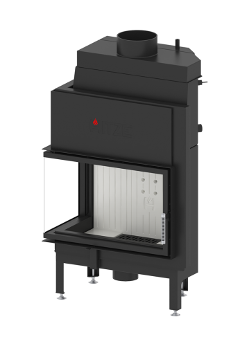 Inbouwhaard (hoek) met draaideur  Albero AQUA - ALAQ16LH