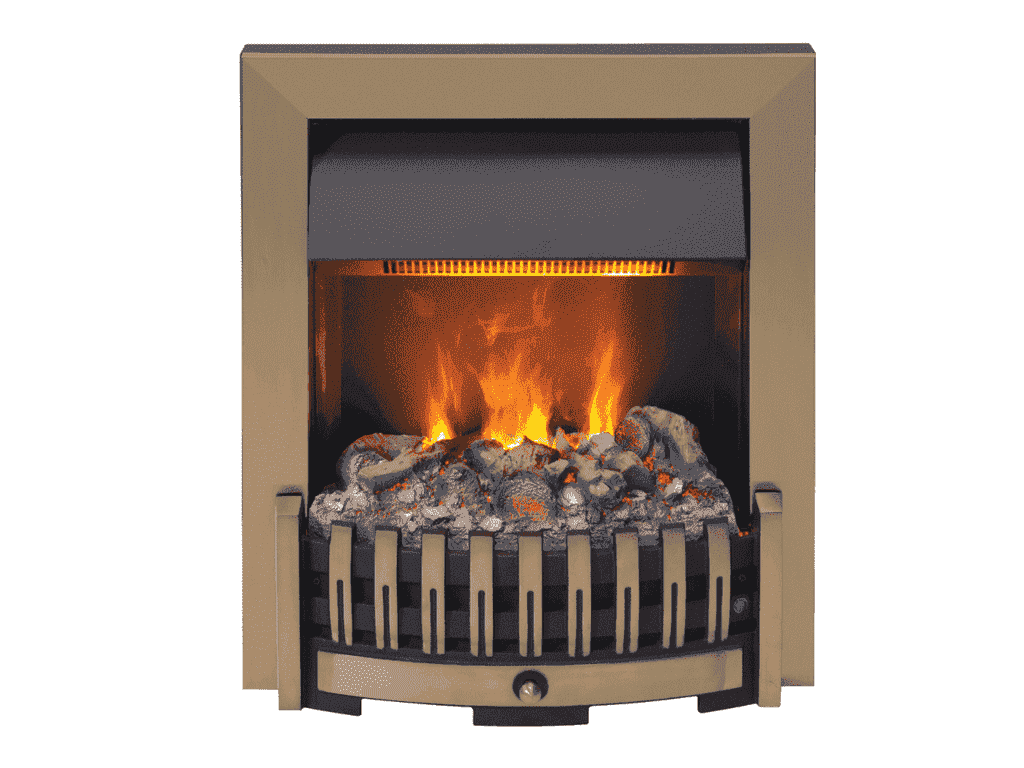 Dimplex Danville Brass Antique elektrische haard