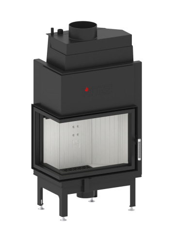 Inbouwhaard (hoek) met draaideur  Albero AQUA - ALAQ13LH