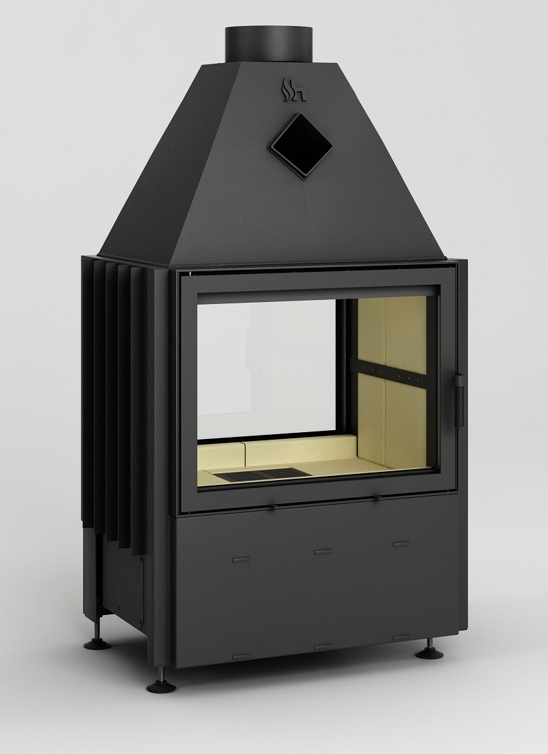 inbouwhaard (doorkijkhaard) draaideur Volcano-FD inbouwhaard (doorkijkhaard) draaideur Volcano-FD